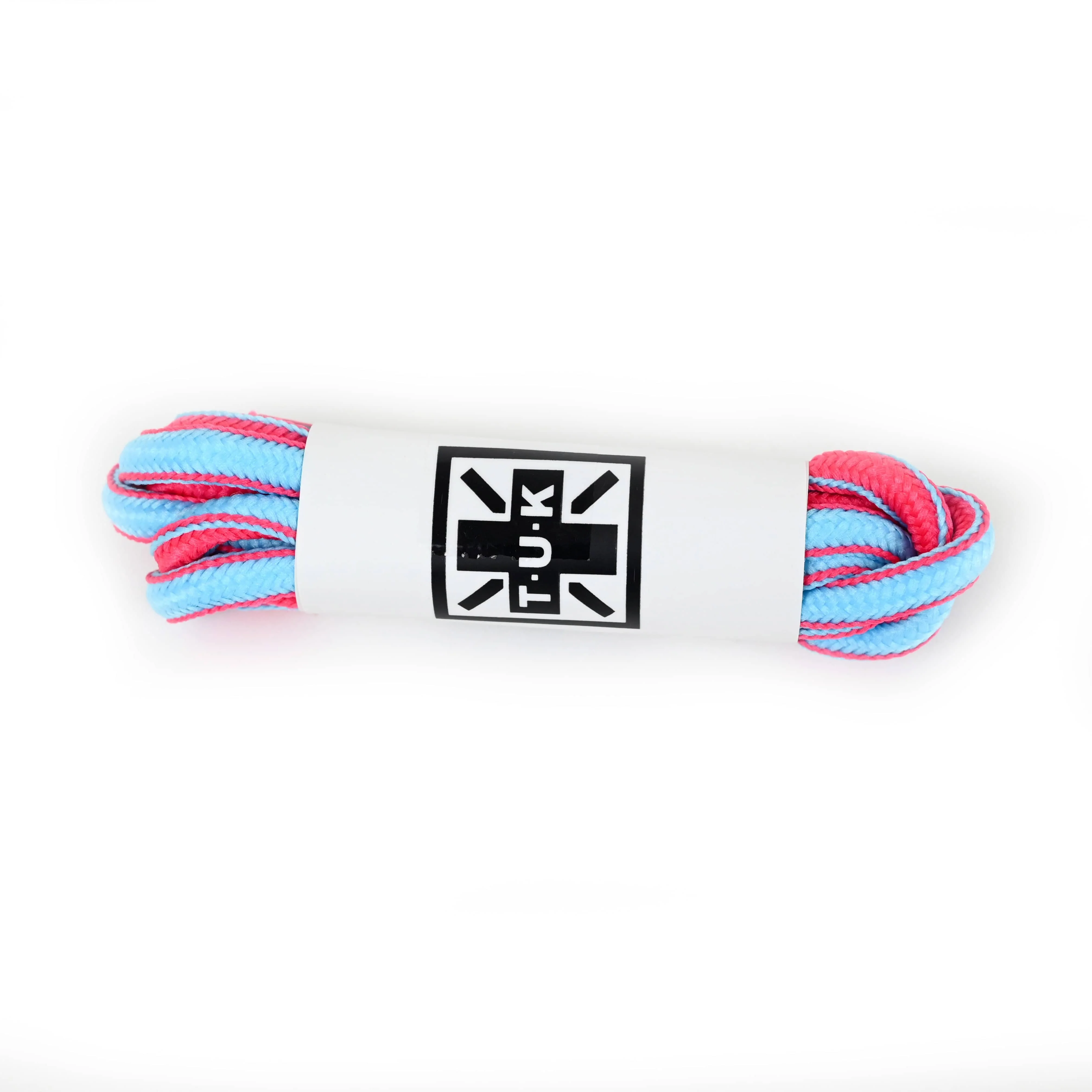 75cm Blue & Pink Round Laces