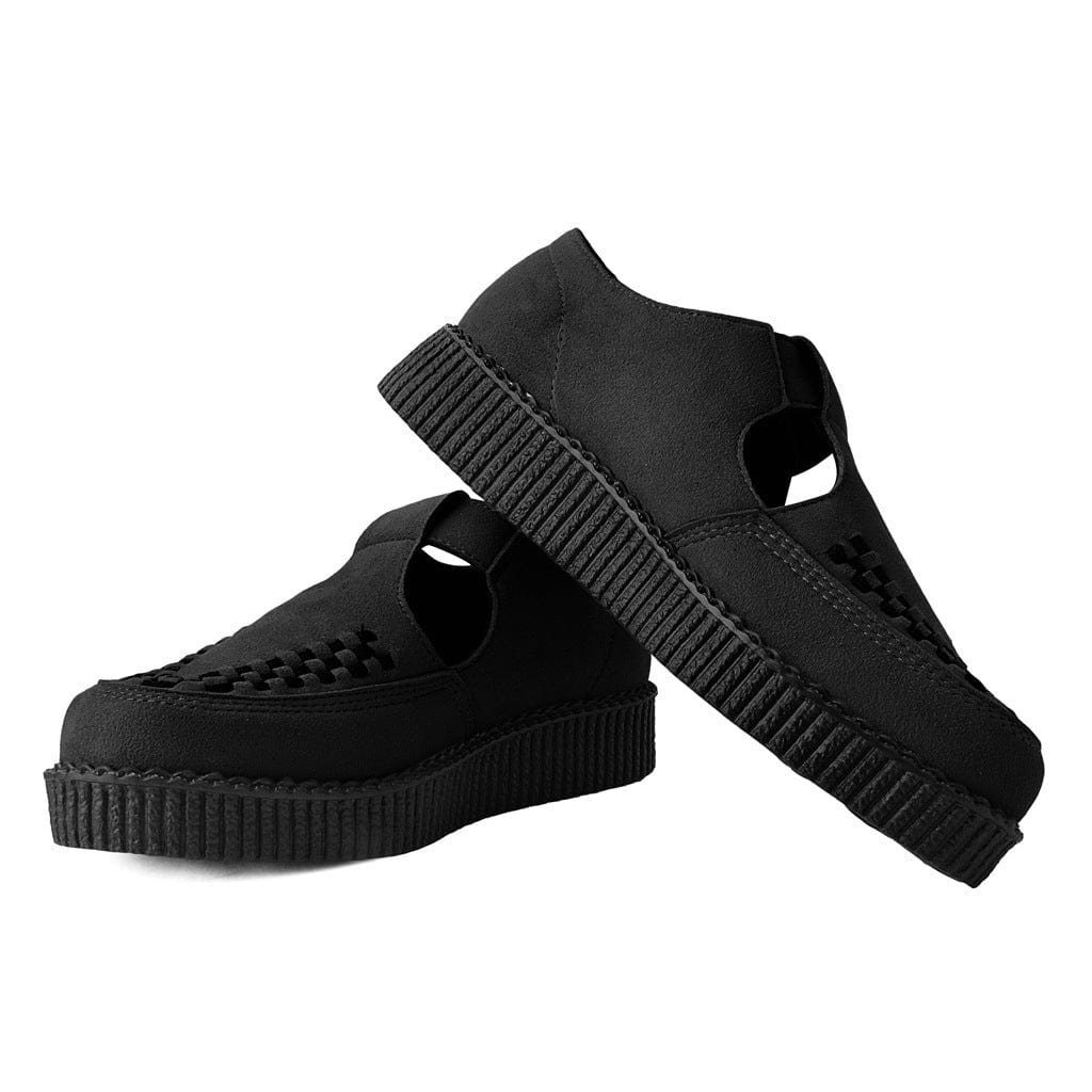 Viva Low T-Bar Creeper Black Suede - Image 3