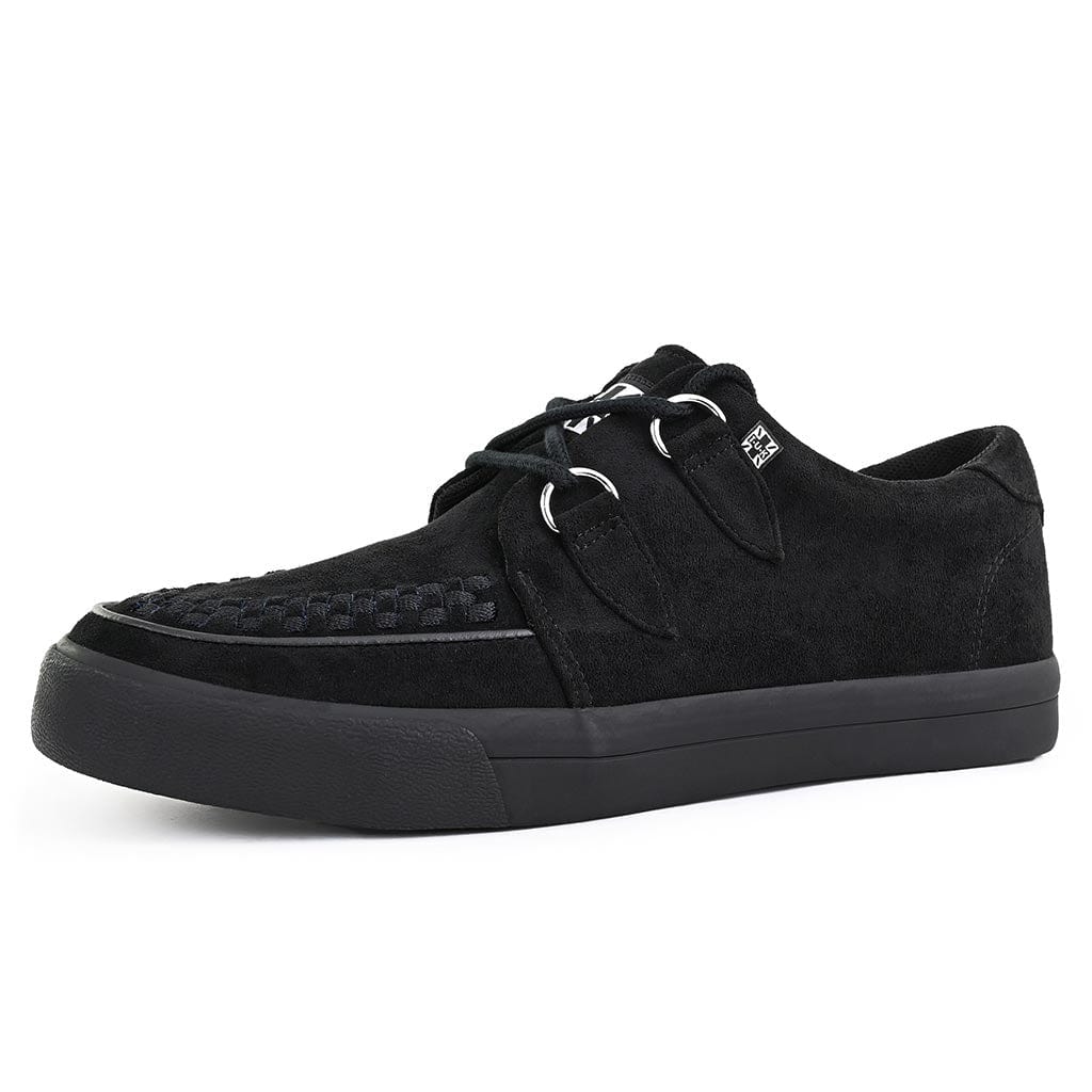 Creeper Sneaker Black Vegan Suede - Image 3