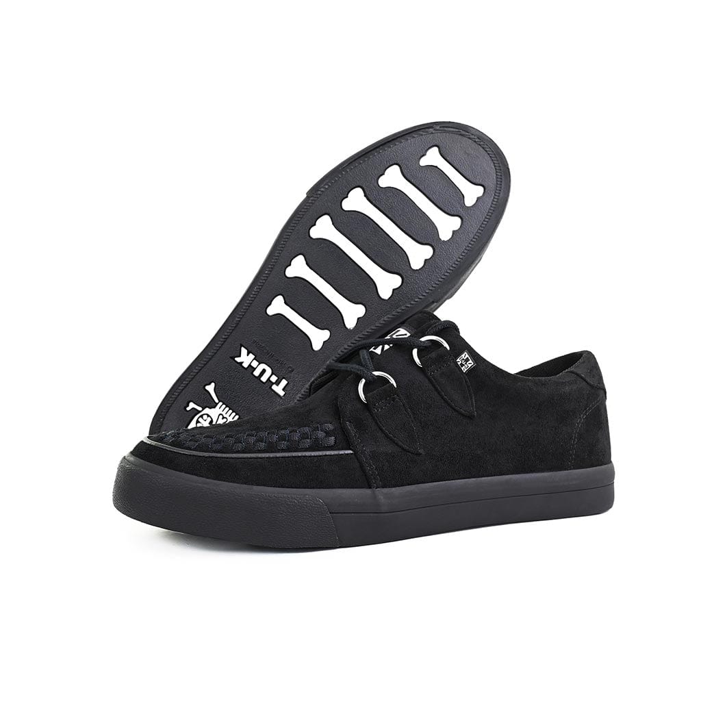 Creeper Sneaker Black Vegan Suede - Image 4