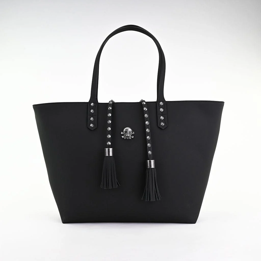Black Tassel Tote Bag