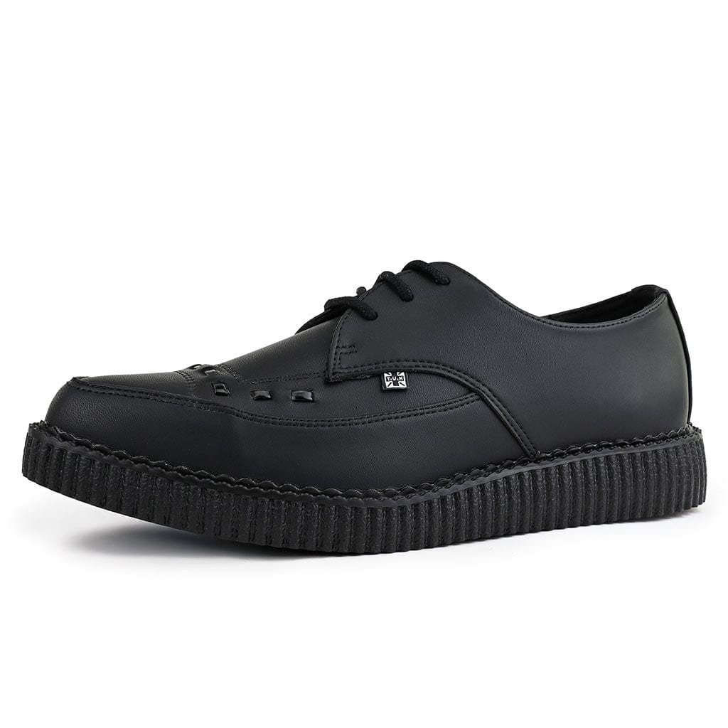 Pointed Creeper Lace Up Black TUKskin™ - Image 3