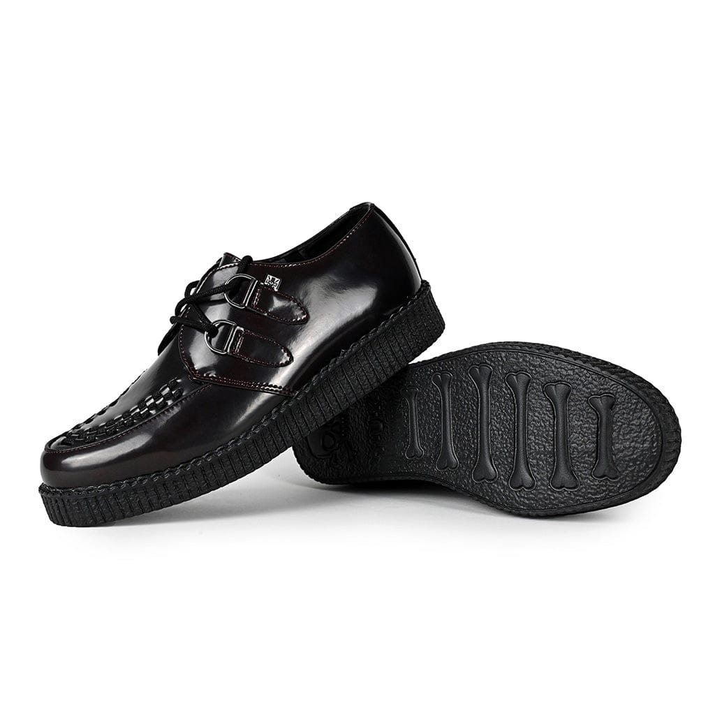 Viva Low Creeper Burgundy Vegan Leather - Image 3