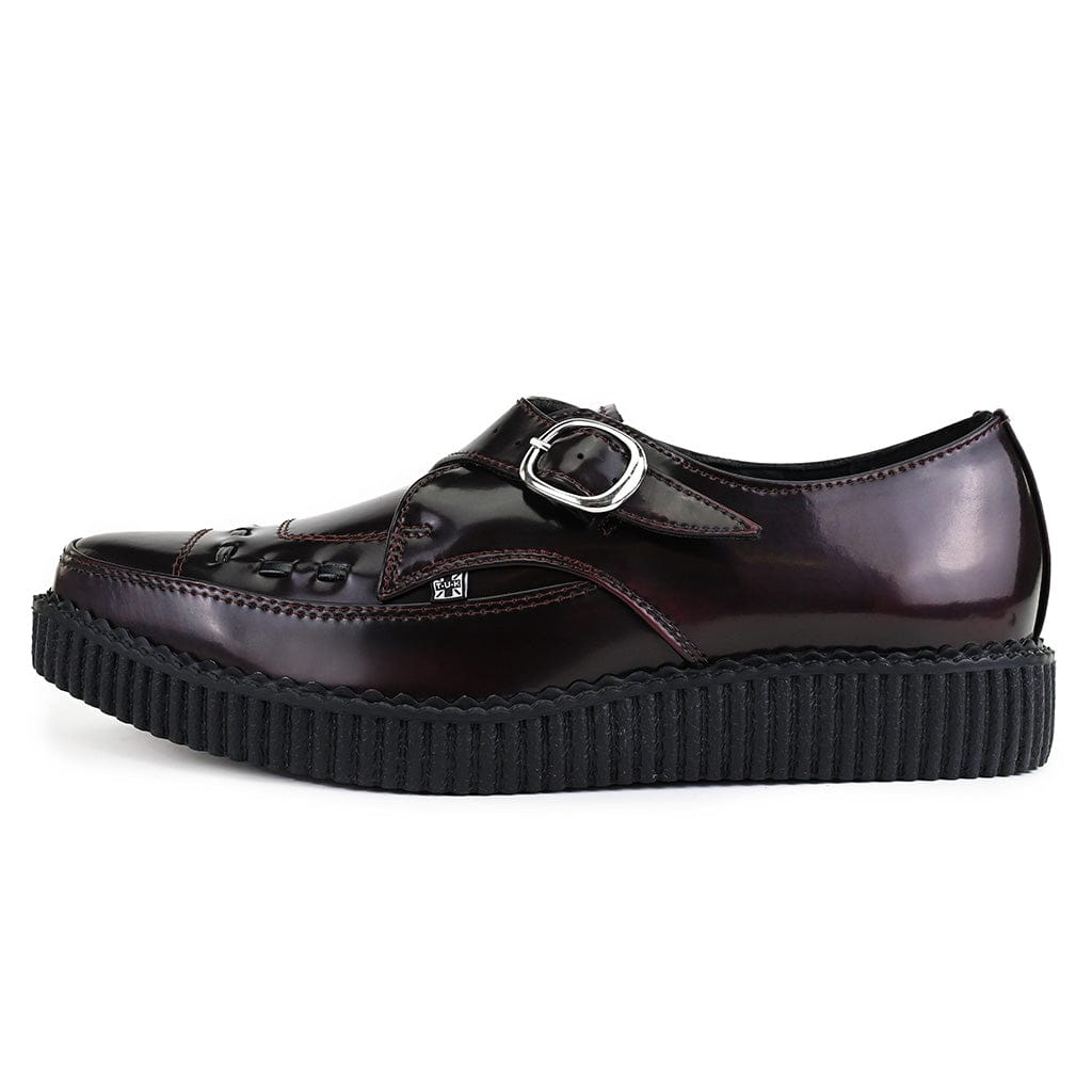 Pointed Creeper Monk Buckle Burgundy TUKskin™