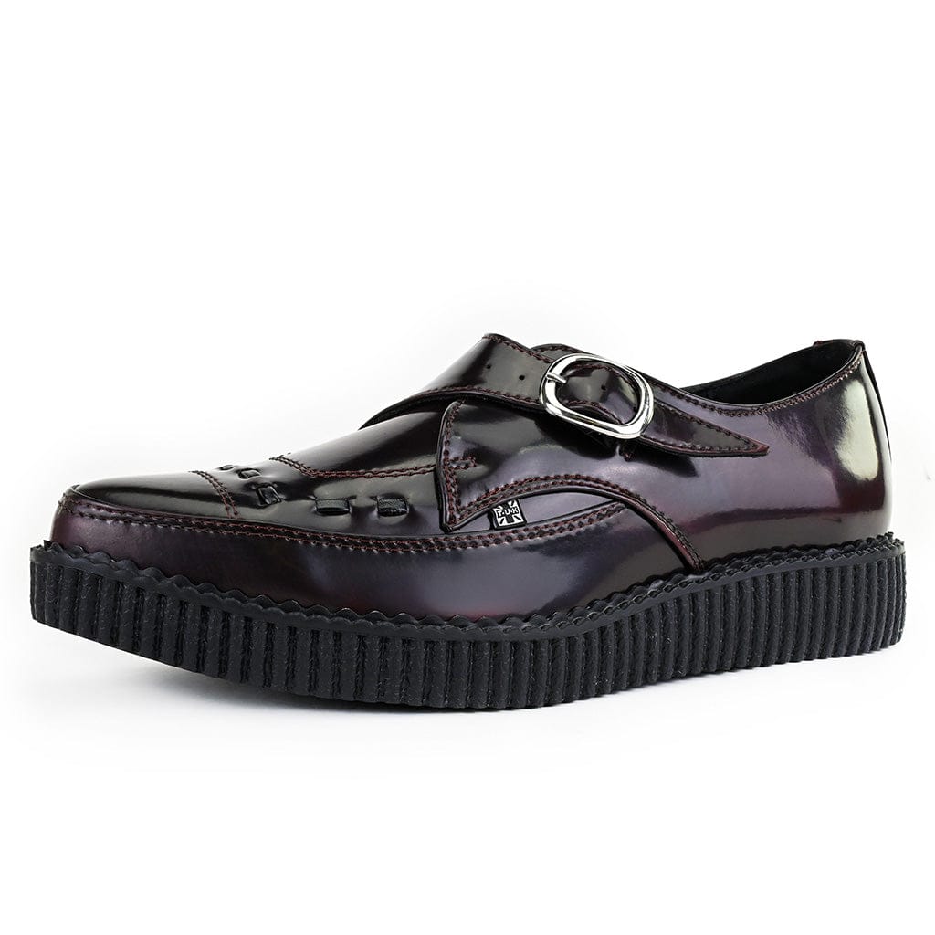 Pointed Creeper Monk Buckle Burgundy TUKskin™ - Image 3