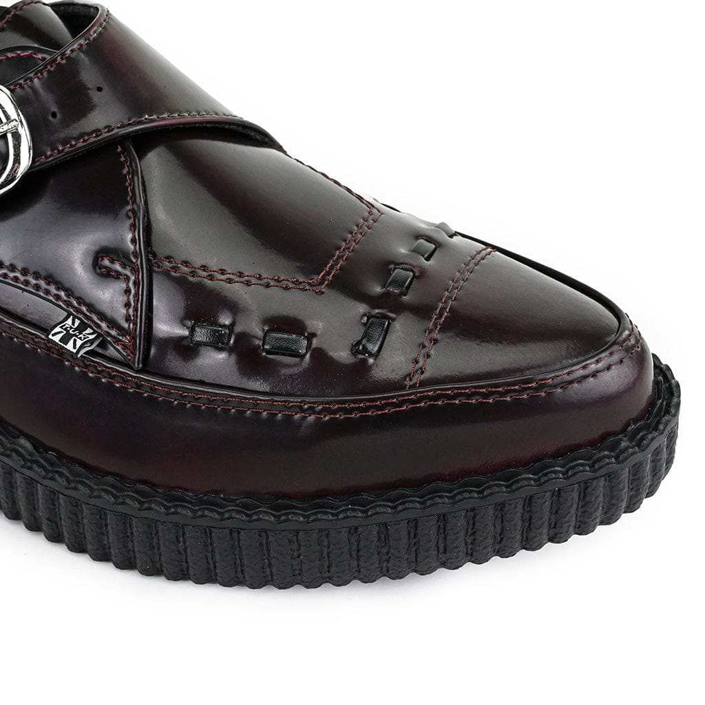 Pointed Creeper Monk Buckle Burgundy TUKskin™ - Image 5
