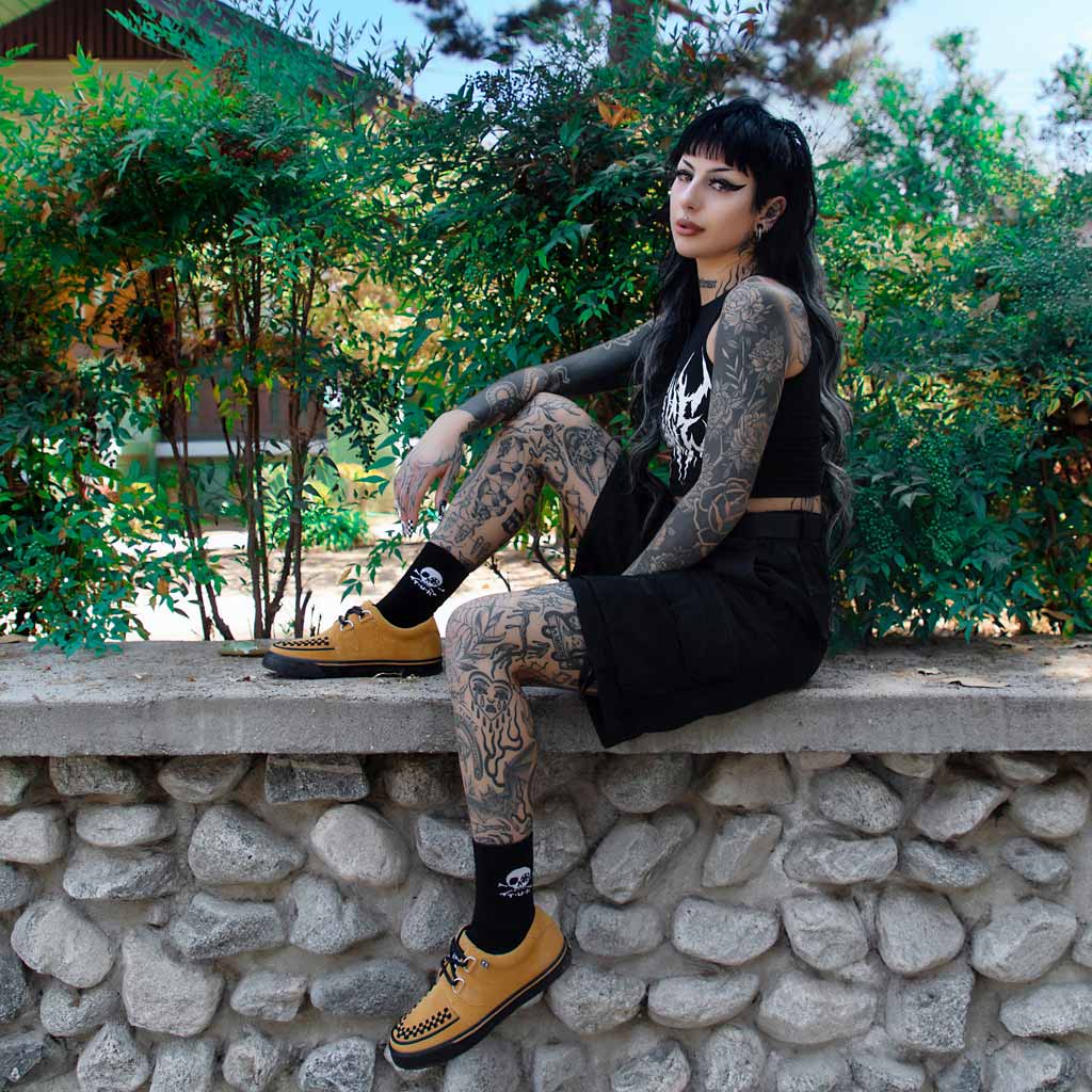 Creeper Sneaker Hot Mustard Suede - Image 4