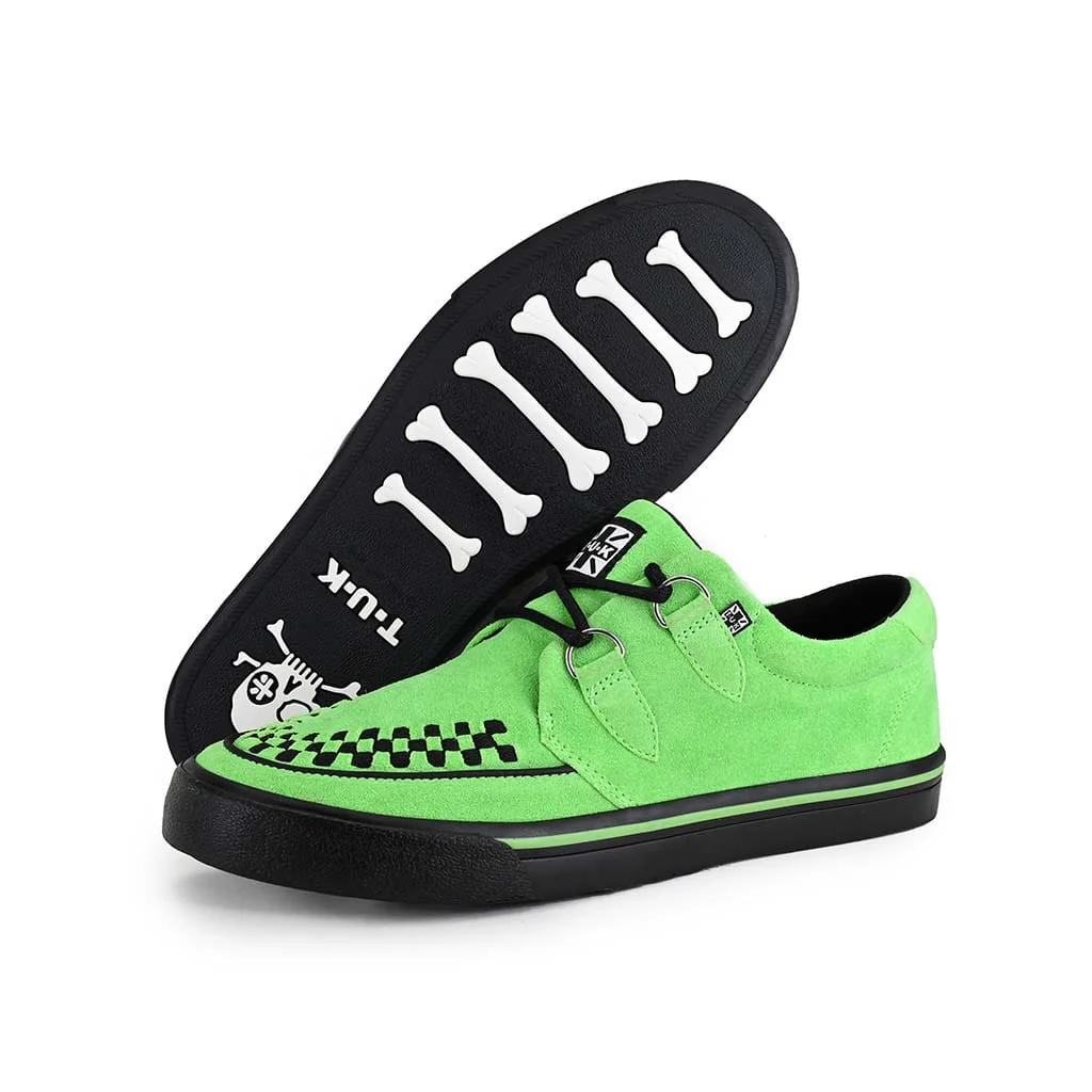 Creeper Sneaker Neon Green Suede - Image 3