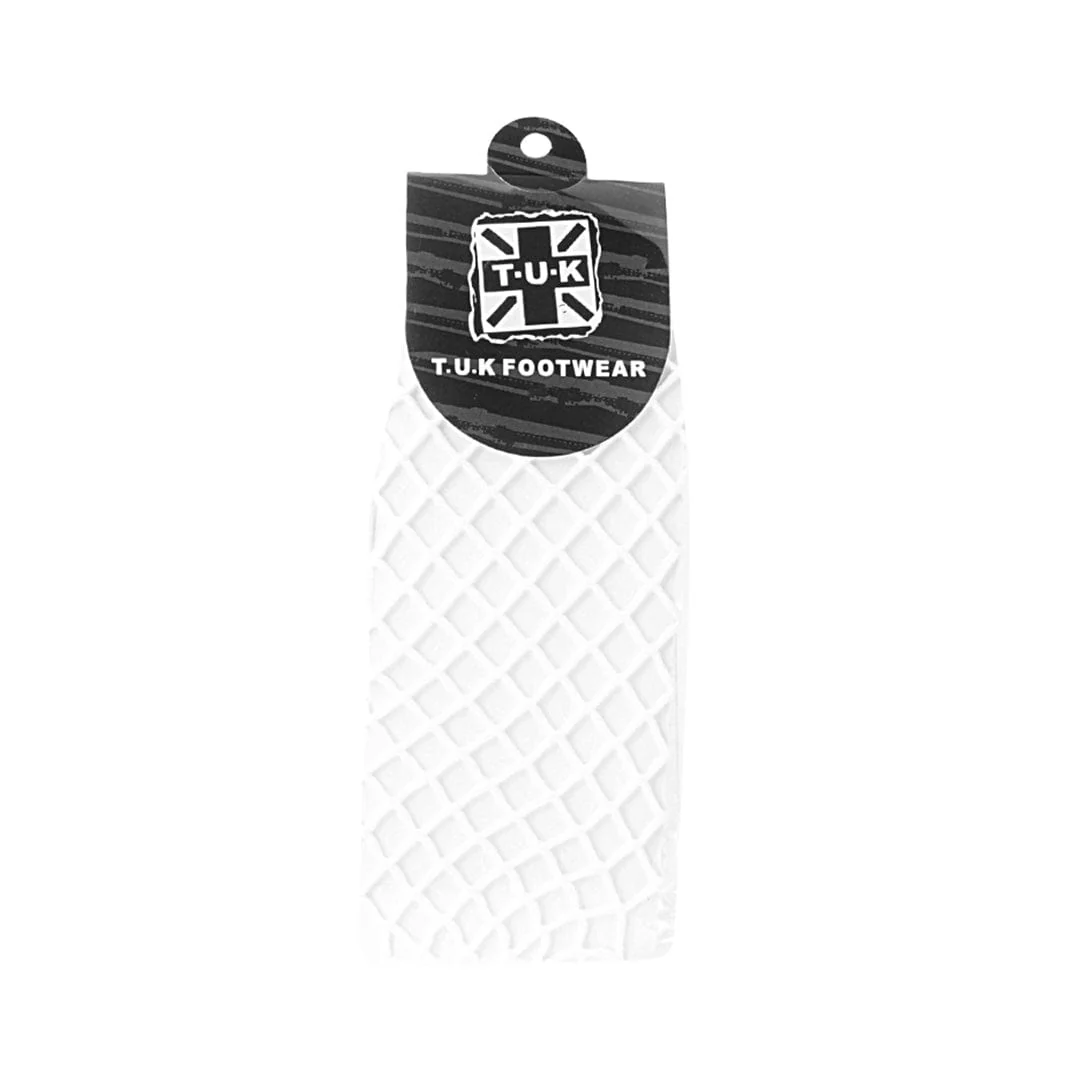 Knee-High White Fishnet Socks Women's - Image 3