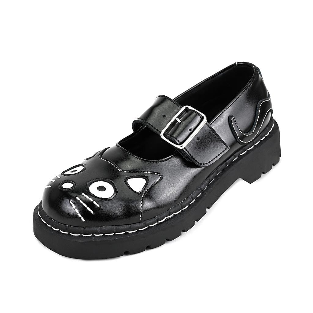 Mary Jane Kitty Black Leather - Image 5