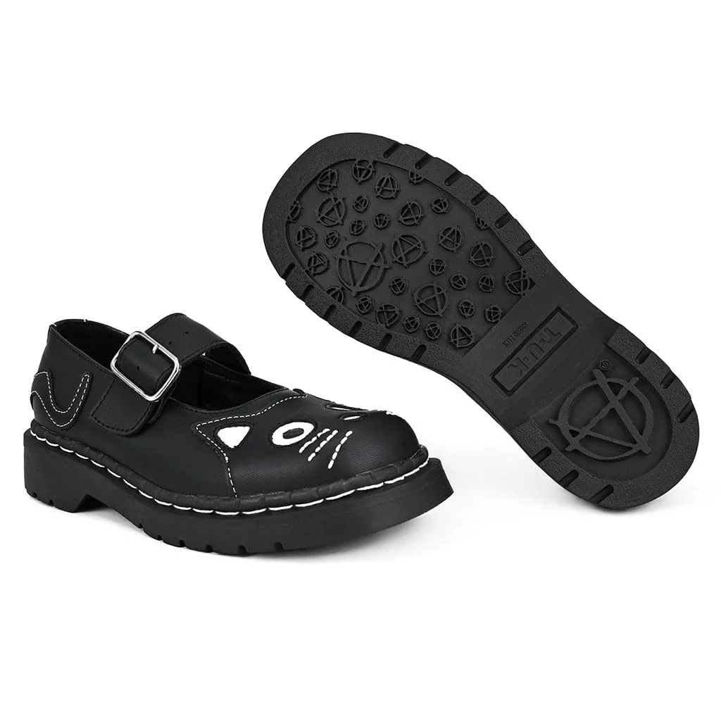 Mary Jane Kitty Black Vegan TUKskin™ - Image 3