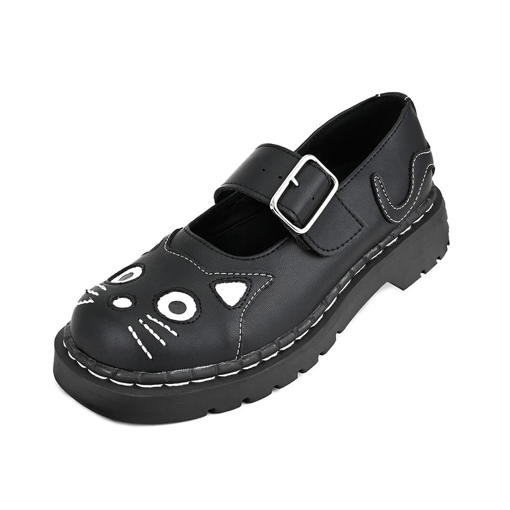 Mary Jane Kitty Black Vegan TUKskin™ - Image 4