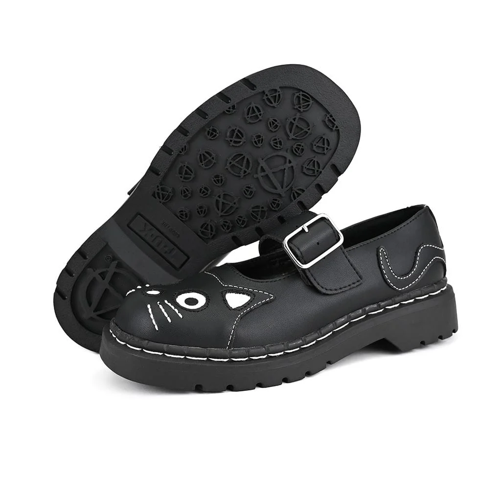 Mary Jane Kitty Black Vegan TUKskin™ - Image 5