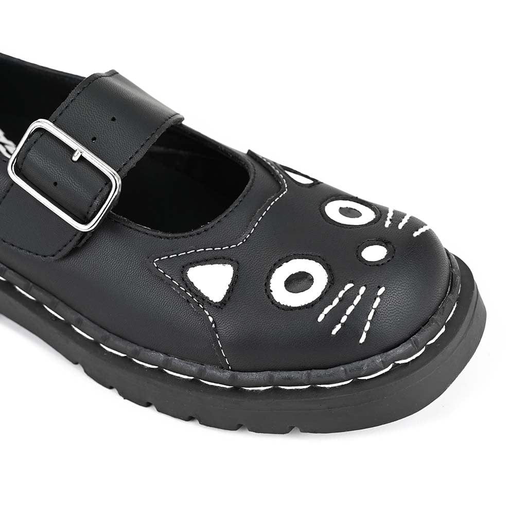 Mary Jane Kitty Black Vegan TUKskin™ - Image 6