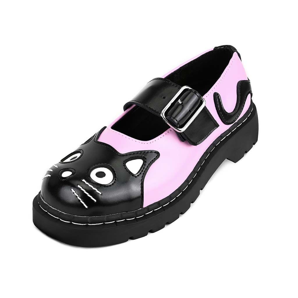 Mary Jane Kitty Pink Leather - Image 3