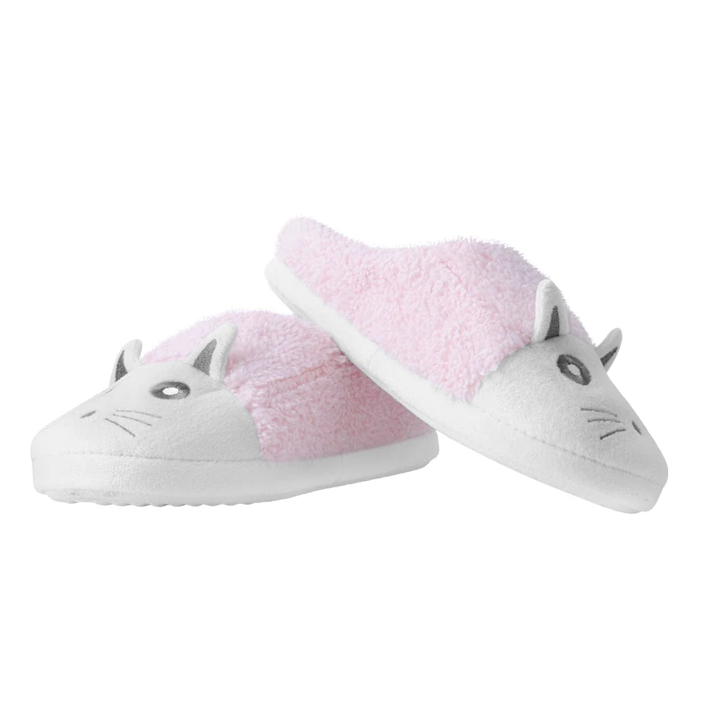 Slipper Pink Kitty Faux Fur - Image 3