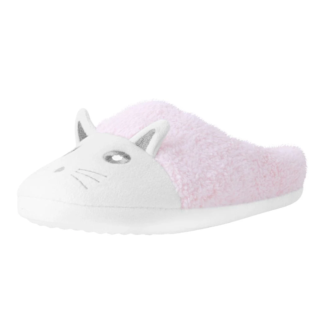 Slipper Pink Kitty Faux Fur - Image 4