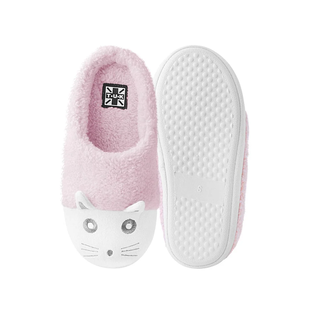 Slipper Pink Kitty Faux Fur - Image 6