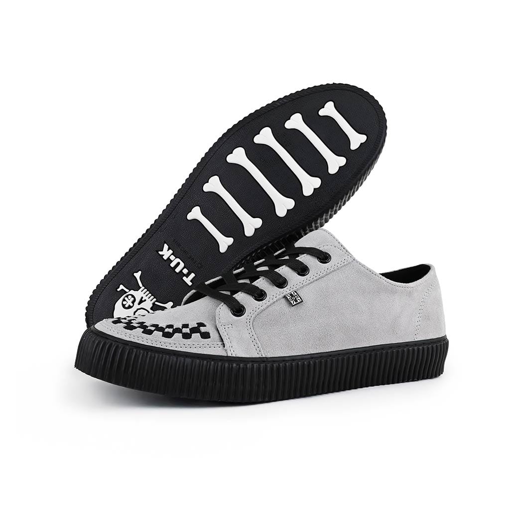 Ribbed Sole Sneaker Grey Suede - Image 5