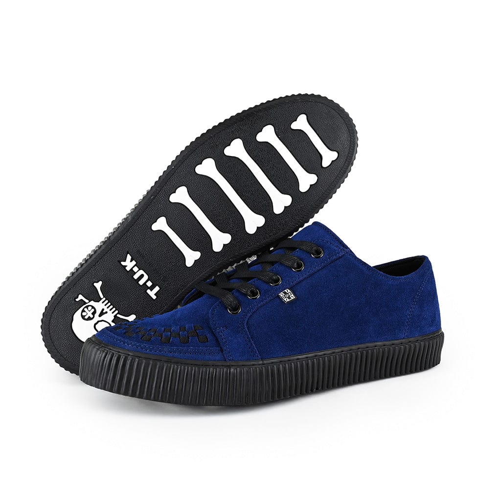 Ribbed Sole Sneaker Navy Suede - Image 2