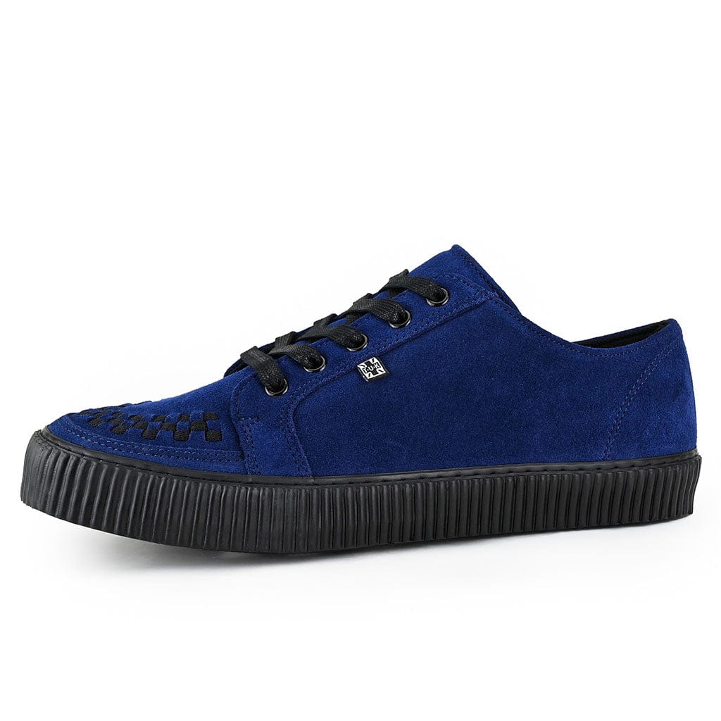 Ribbed Sole Sneaker Navy Suede - Image 3
