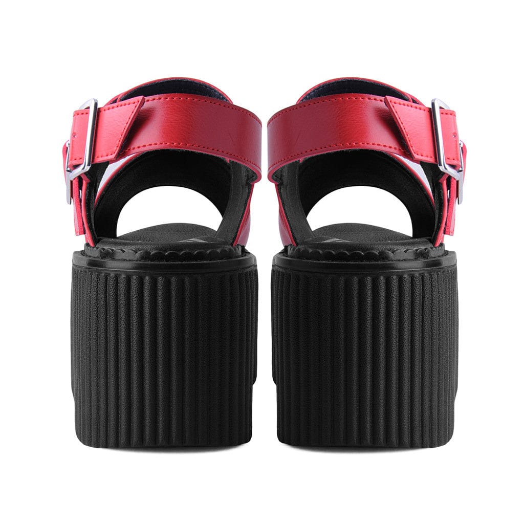 Strato Sandal Brush Off Red Vegan Leather - Image 5