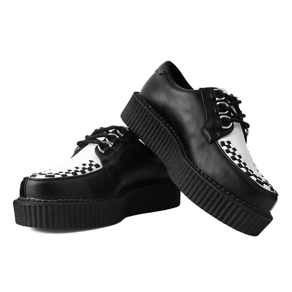 Anarchic Creeper Black & White Vegan Leather - Image 3
