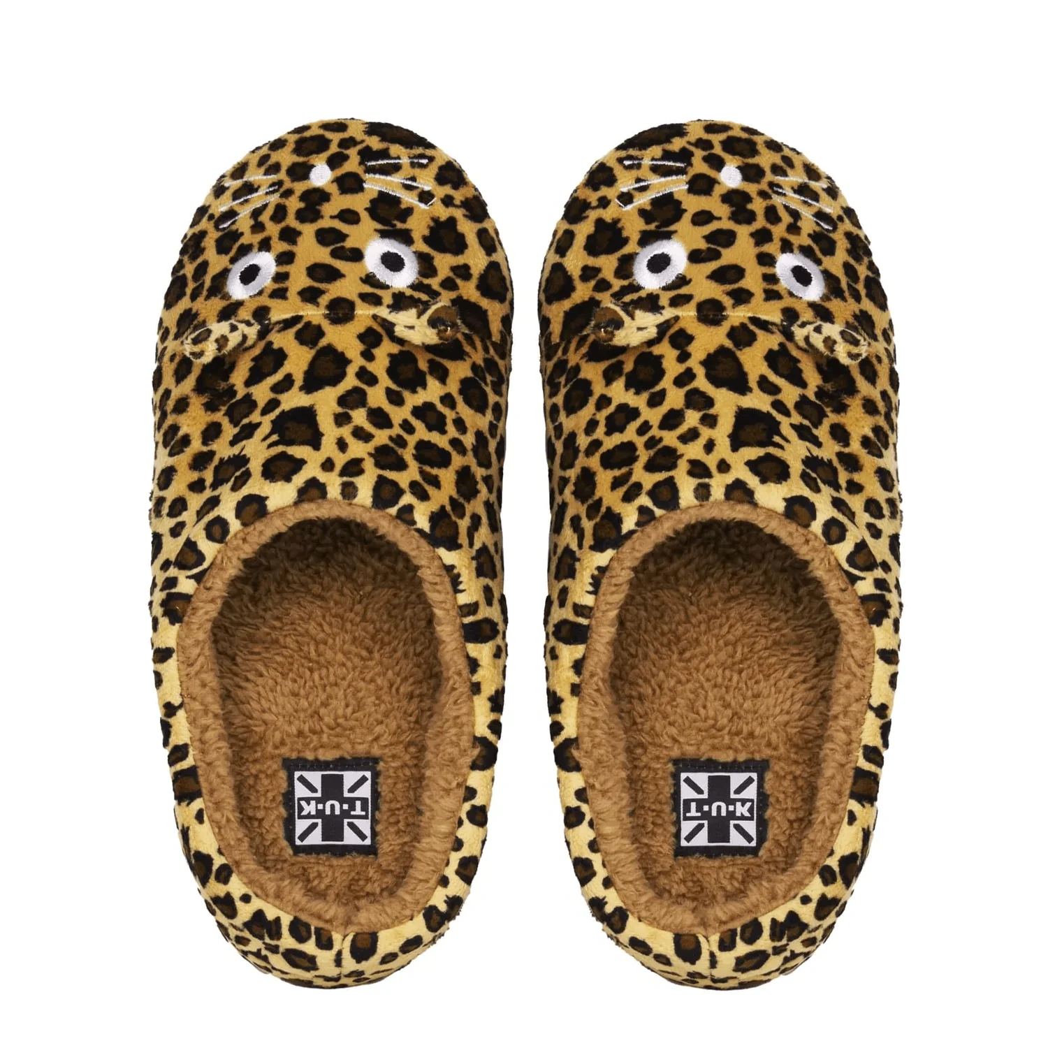 Slipper Leopard Kitty Faux Fur - Image 6