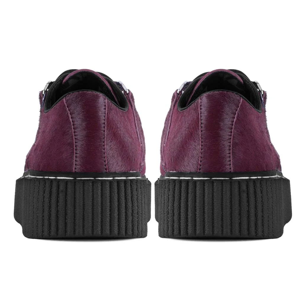Vintage Creeper Burgundy Cow Hair - Image 6