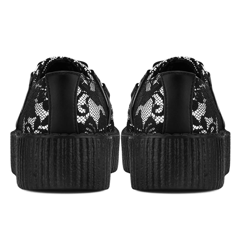 Viva High Creeper Black/White Lace - Image 6