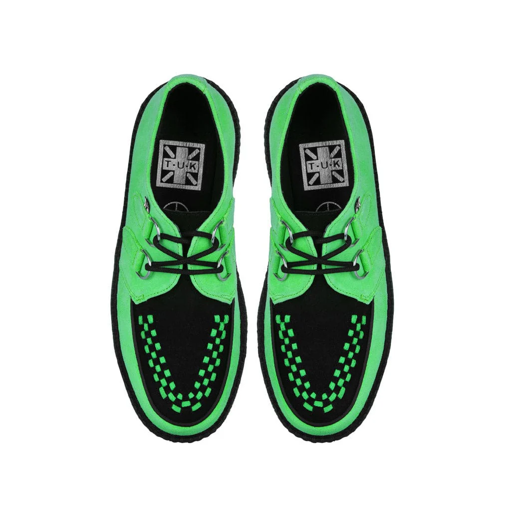 Viva High Creeper Neon Green Suede - Image 5