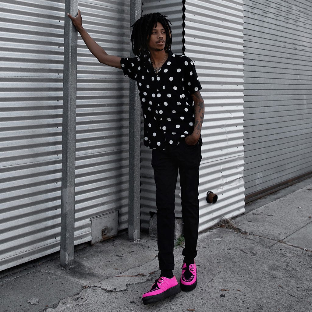 Viva High Creeper Neon Pink Suede - Image 6