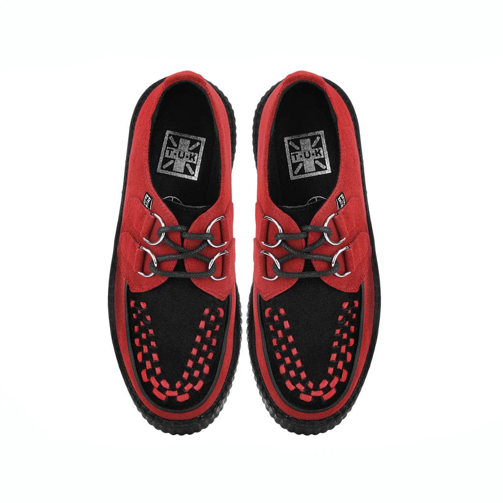 Viva High Creeper Red & Black Suede - Image 6