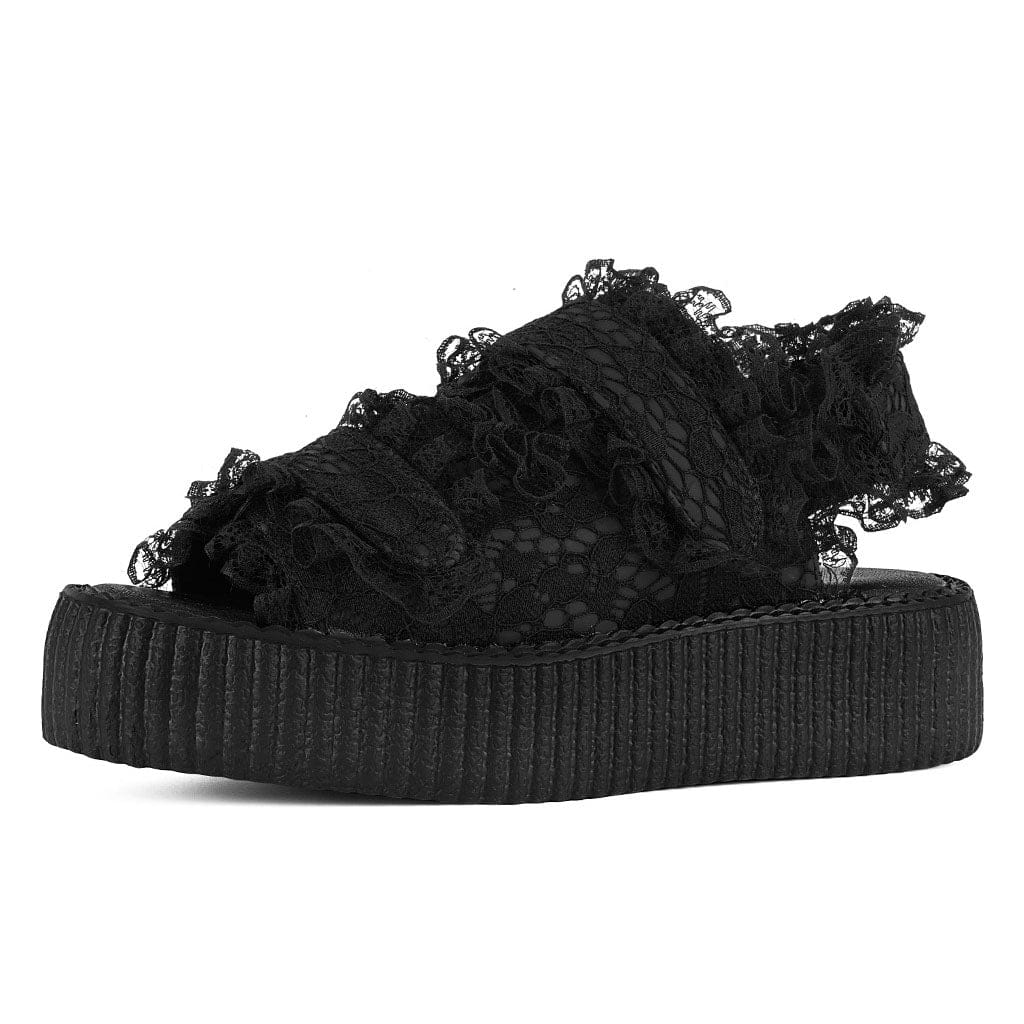 Viva High Sandal Black Gothic Lace - Image 4