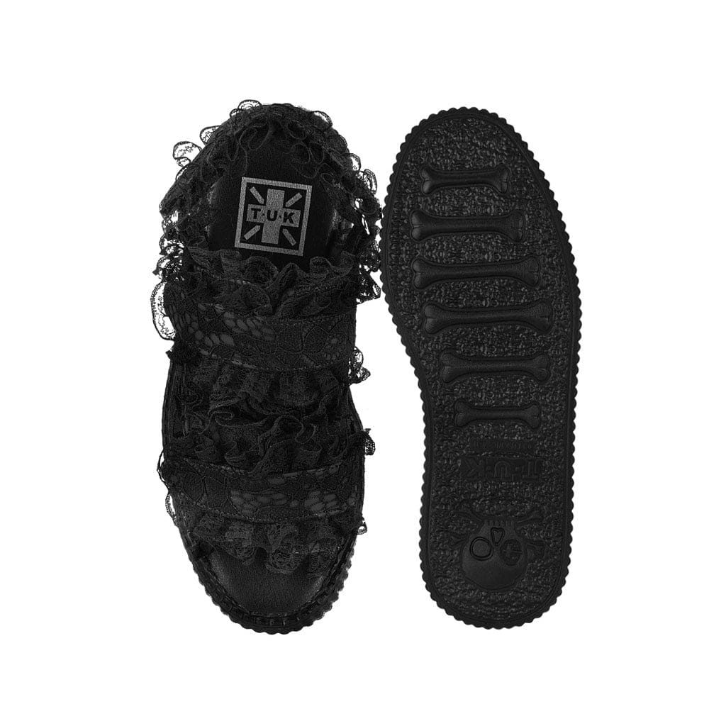Viva High Sandal Black Gothic Lace - Image 6