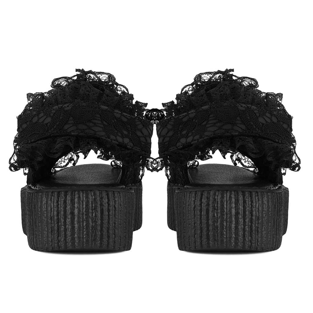 Viva High Sandal Black Gothic Lace - Image 7