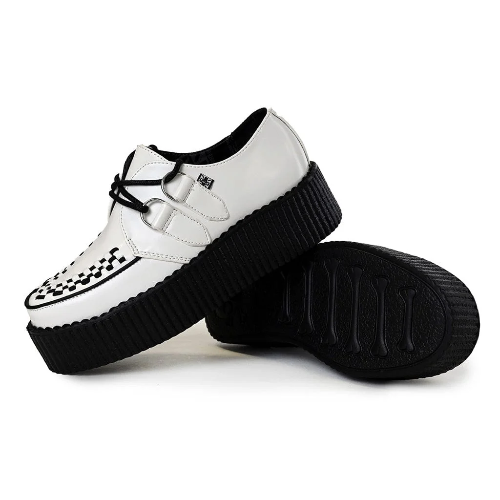 Viva High Creeper White Leather - Image 3