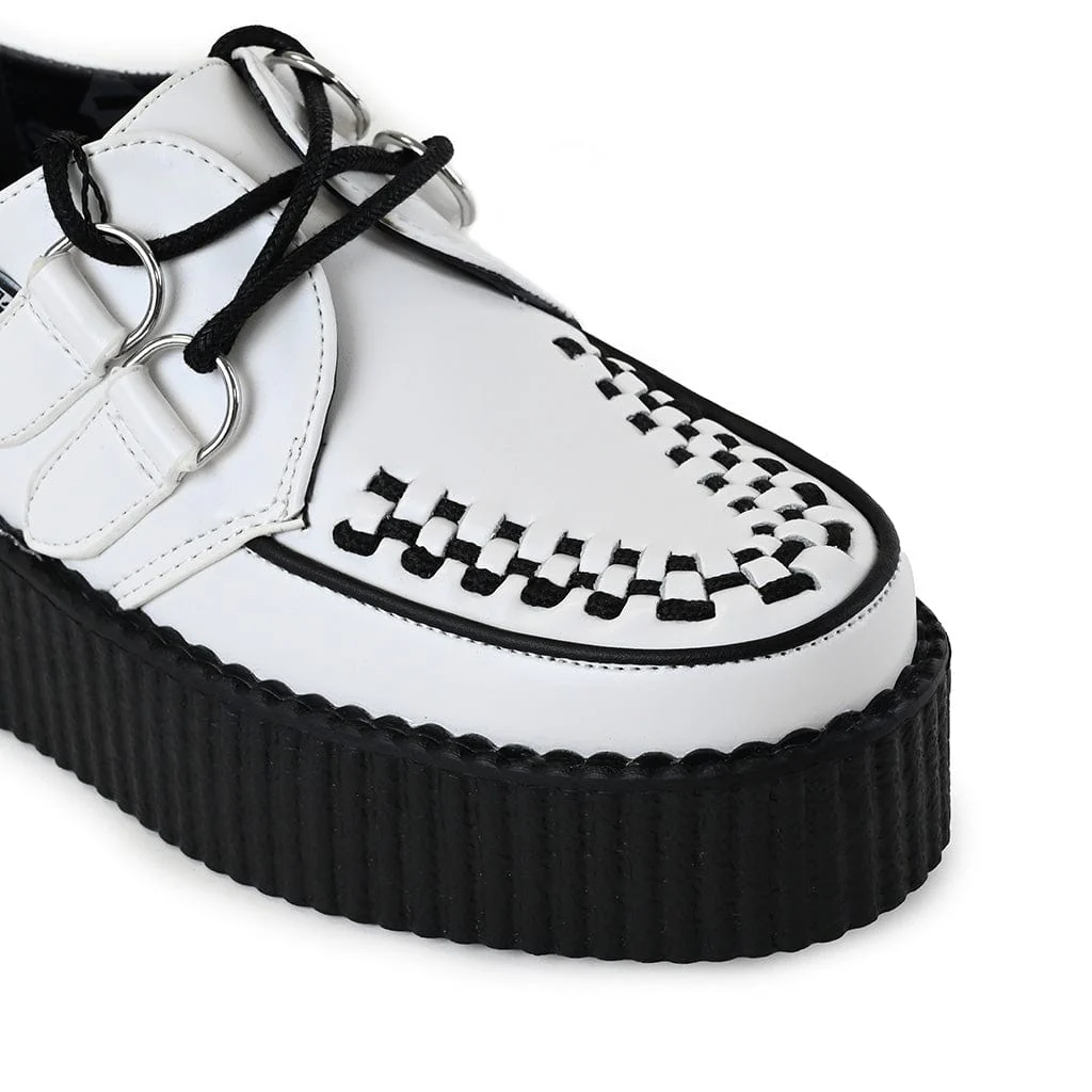 Viva High Creeper White Leather - Image 4